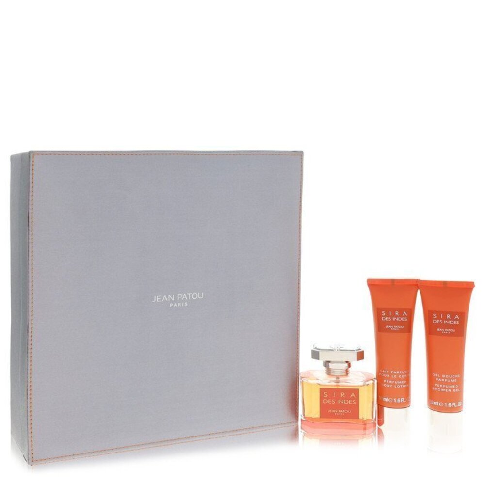 Sira Des Indes by Jean Patou Gift Set -- 1.6 oz Eau De Parfum Spray + 1.6 oz Bod